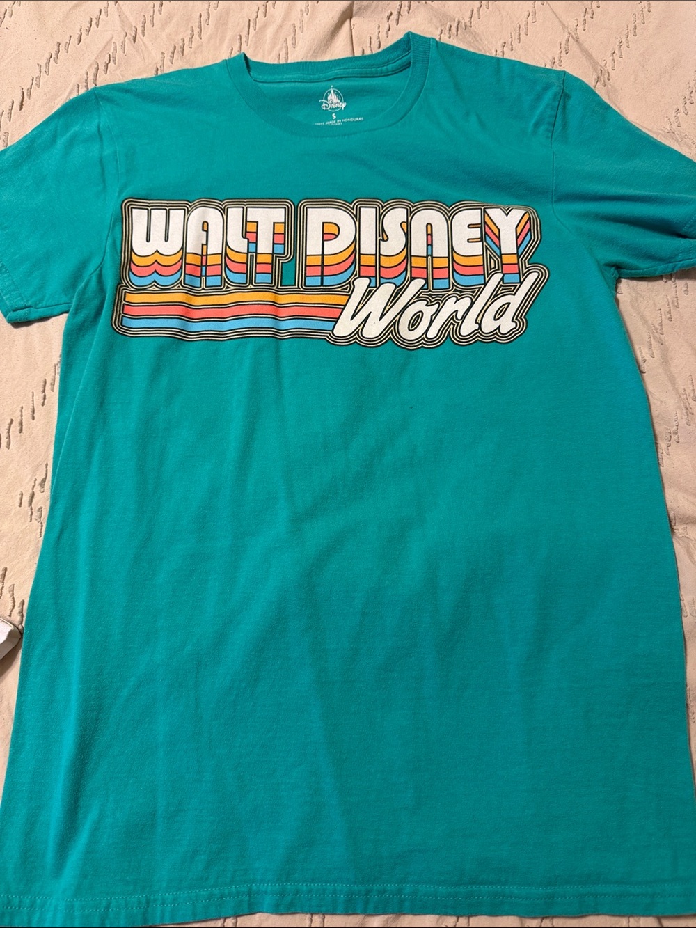 Disney Teal Walt Disney World Retro Logo Tee